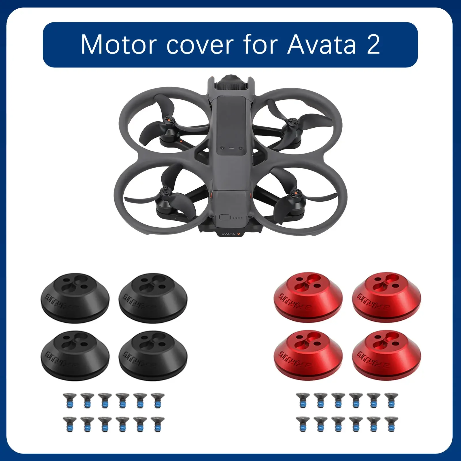 Accesorios Protector Motor drone accessories for DJI Avata 2 Aluminium Motor Cover Cap Hood Accessories Cover Against Paddles Protector