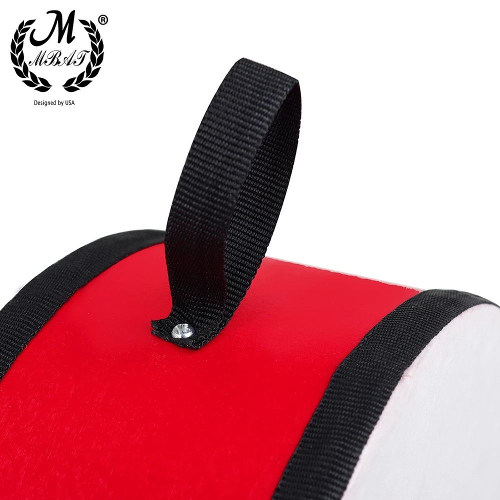 M MBAT Hand Drum Indian Style Double-sided Percussion Instrument Portable Kids Musical Gift Child Educational Toys Tambourine