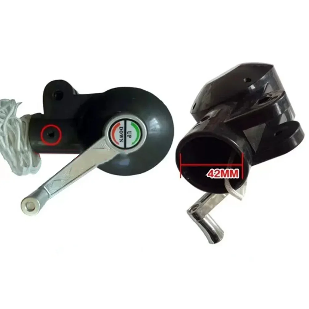 Patio Umbrella Crank Handle Metal/Plastic Crank Handle Heavy Duty Replace Umbrella Holder Spare Parts