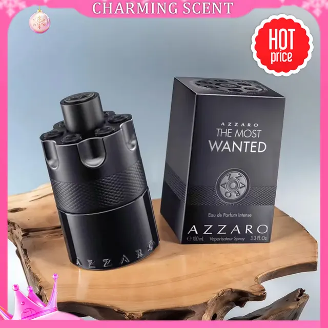 100 ml für Azzaro The Most Wanted Parfum Charm Eau de Parfum Intense Spicy Woody Verführerischer Duftdatum Dauerhaftes Tragenparfüm