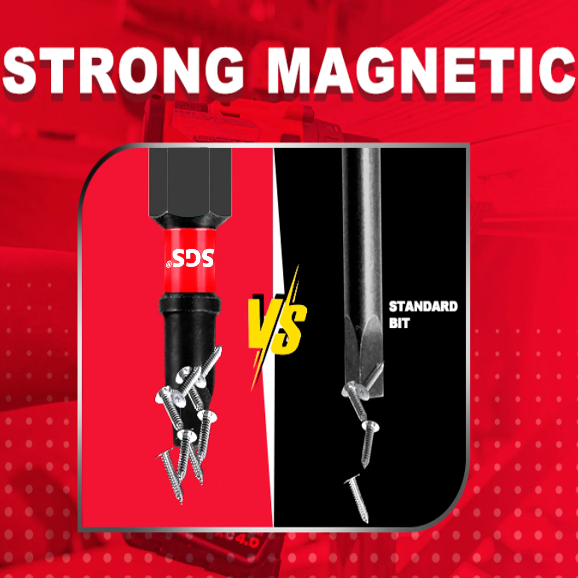 14/28-teiliges Nachfüllset, SGS Industriequalität S2-Stahl, magnetisch und verschleißfest, 5 gängige Kopftypen: Ph/Pz/Torx/Sq/Sl, universelle Länge 25/50 mm, vollständig kompatibel für Reparaturen zu Hause/in der Handwerkskunst – Detail 9