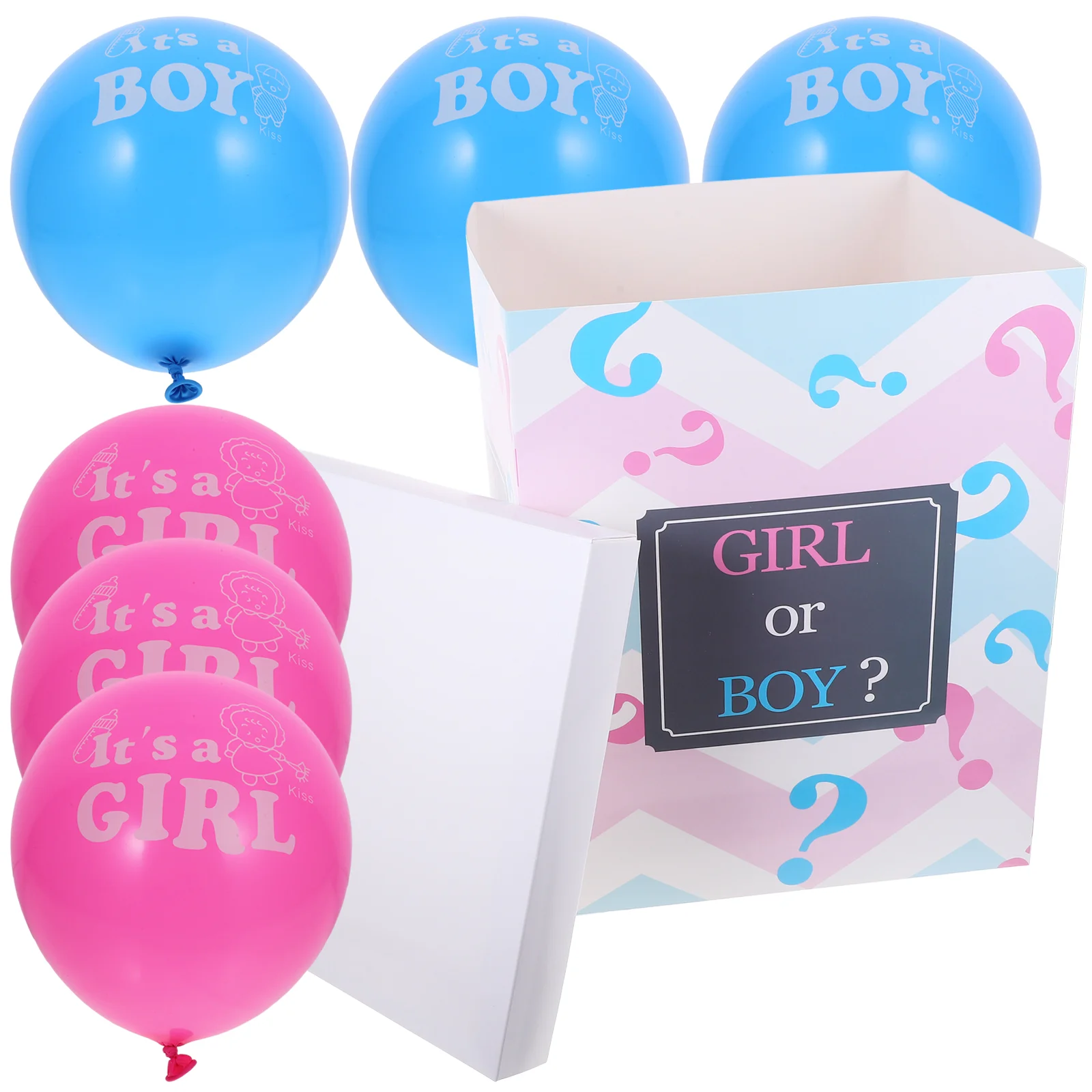 

Box Stuffing Balloons Gender Reveal Decor Baby Boxes Ballon Decorations Paper Para Fiestas