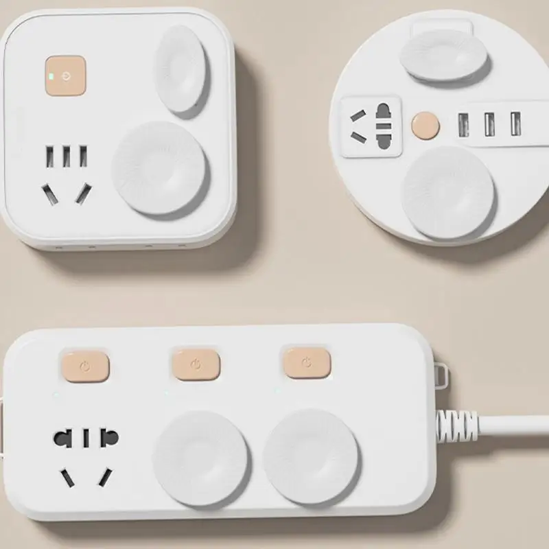 White Socket Protectors Multipurpose Safety Outlet Plug Covers White Electrical Protector Wear-Resistant Outlet Covers For Most