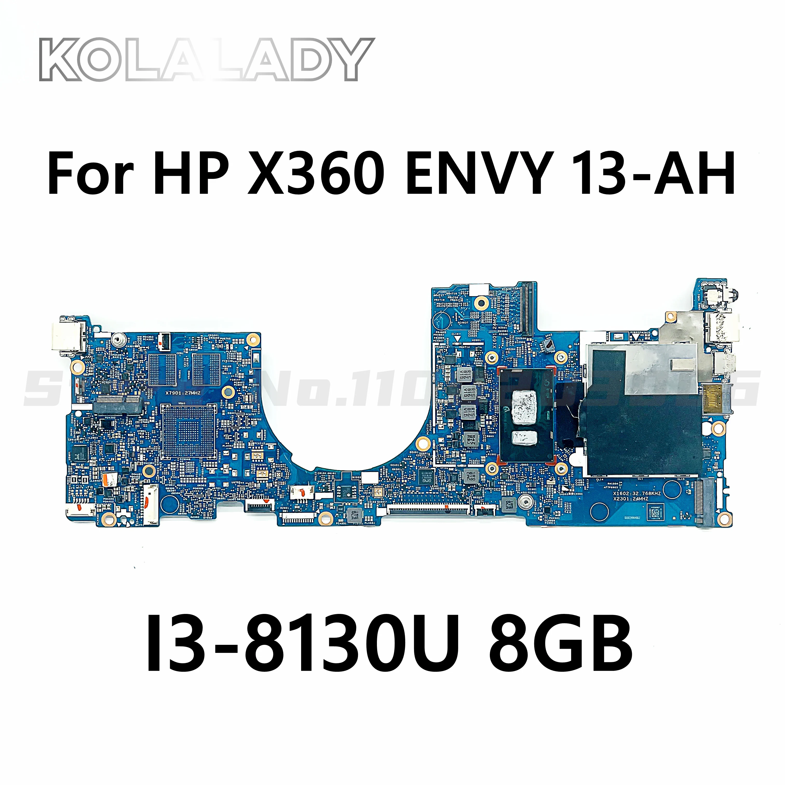 

L19494-601 для HP X360 ENVY 13-AH Материнская плата ноутбука с процессором i3-8130U 8 ГБ ОЗУ 17892-1N 448.0EF06.001N 100% протестирован