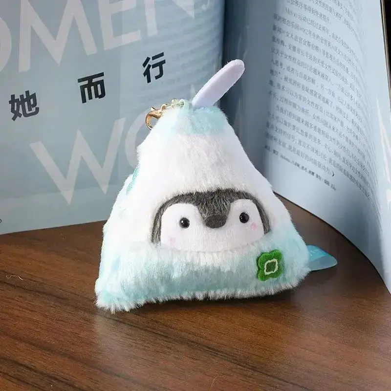 クリエイティブなペンギンぬいぐるみキーホルダー,バッグ用漫画