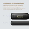 KIPOZI Professional Titanium Flat Iron Hair Straightener with Digital LCD Display Dual Voltage Instant Heating Curling Iron 6