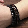 Conjunto de Pulsera de Labradorita Natural, Hematita Real, Limpieza de Energía
