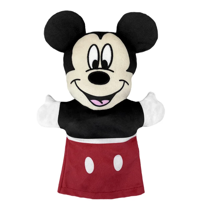 

Disney Doll Mickey Minnie Hand Puppet Cute Pooh Bear Child Plush Toy Kawaii Toddler Early Education Hand Puppet Toy Gift