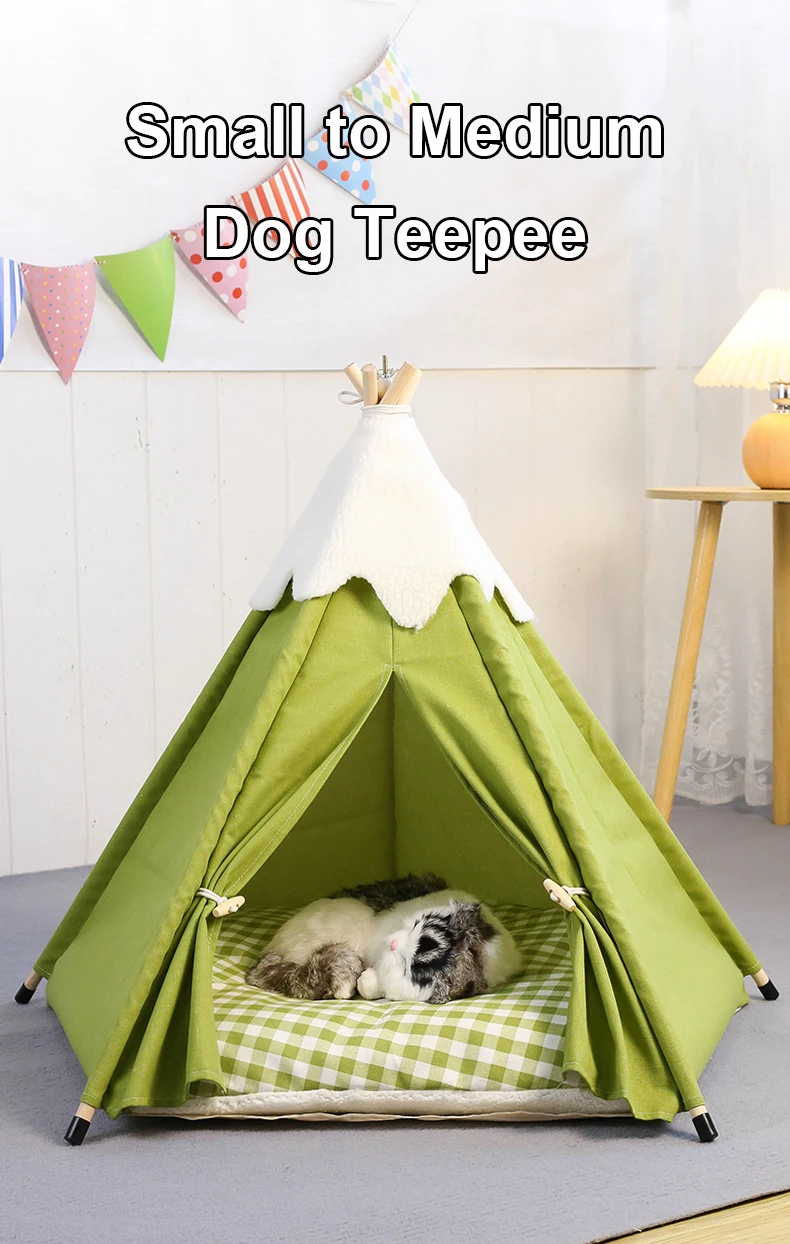 Title 1, Pet Teepee Tents for Small Dogs or Cats, Puppy ...