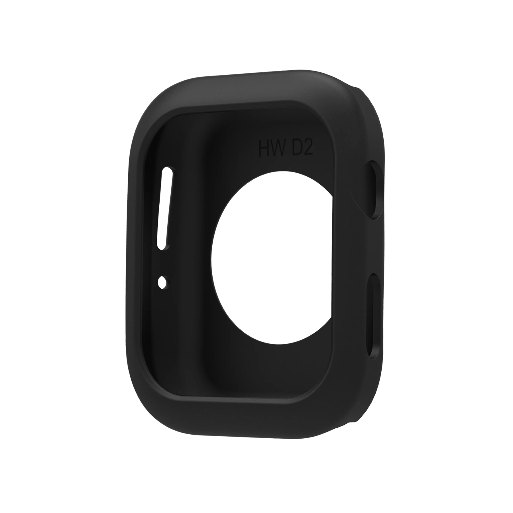 Soft Silicone Case Cover for Smartwatch - Shockproof Protector Shell with Hollow Design