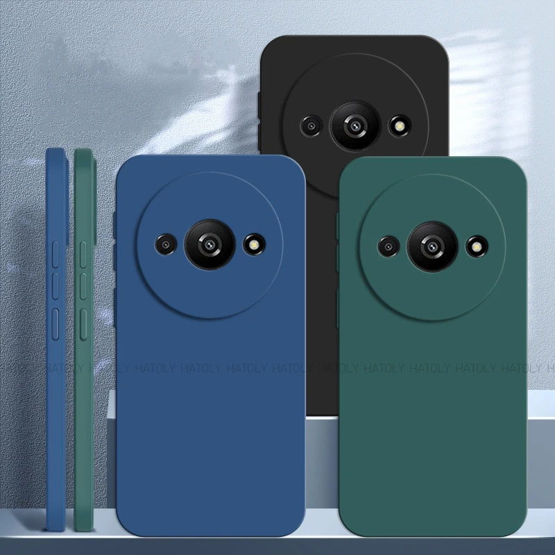 Per Xiaomi Redmi A3 Custodia Xiaomi Redmi A3 Cover Case Antiurto Di Lusso Tpu Custodia Posteriore In Silicone Liquido Per Xiaomi Redmi A3