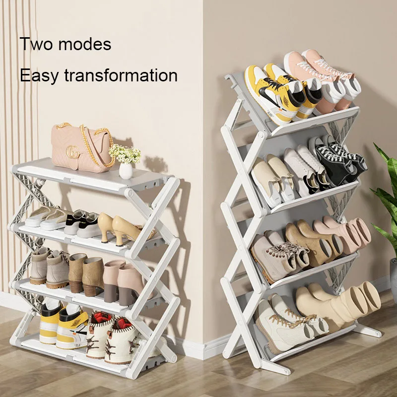 Multi-layer Assembled Shoe Rack Dust-proof Storage Shoe Cabinet Home Shoe  Stand Dormitory Simple Storage Shelf Organizer Holder 