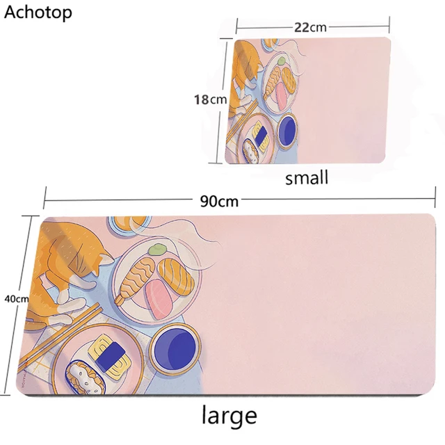 Pink Anime Mouse Pad Gamer Cute Kawaii XXL Gaming Mousepad Rubber Otaku Locking Edge 900X400MM Laptop Notebook Keyboard Desk Mat cute (53)