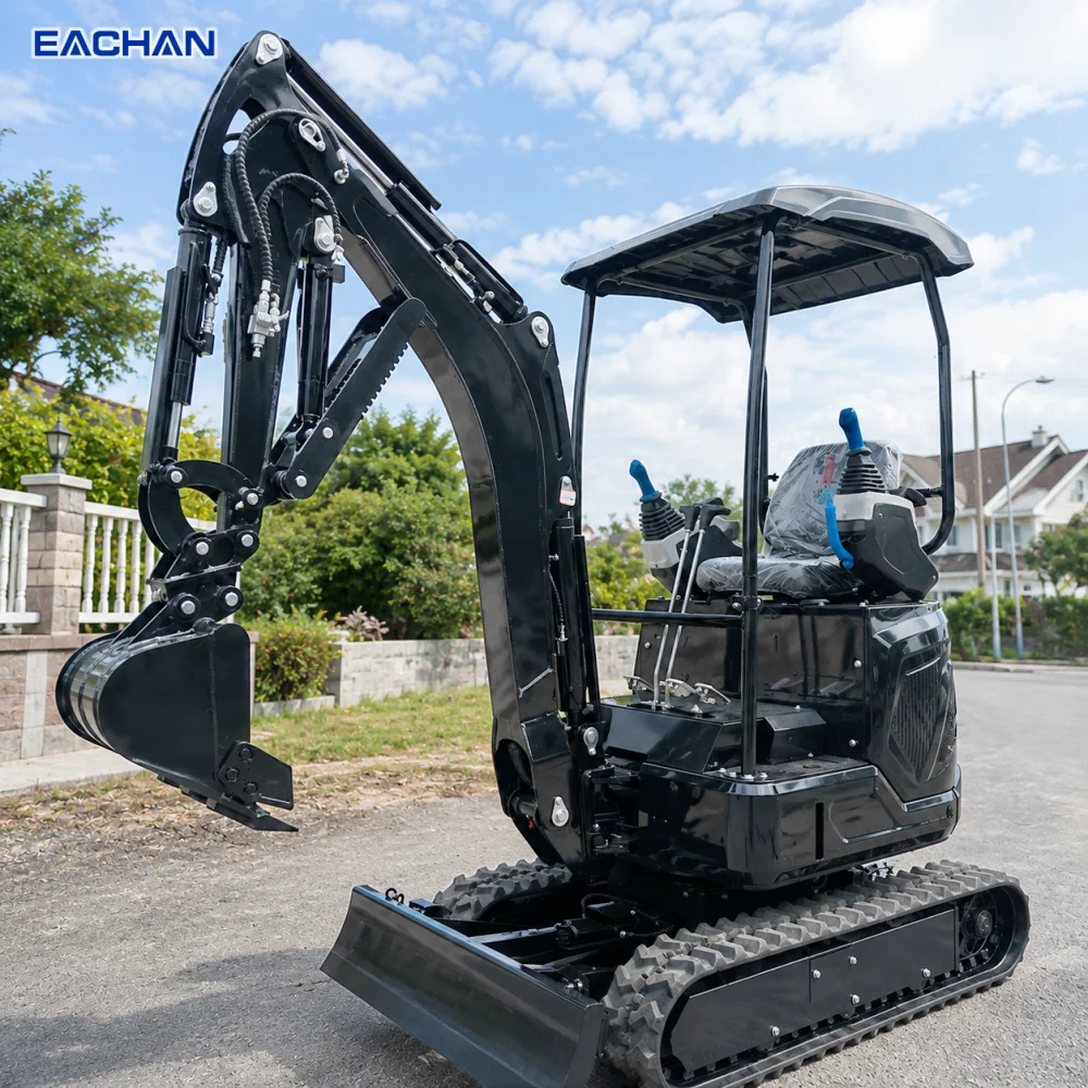 Mini-Bagger Kompakter Raupenbagger Hydraulische Grabmaschine für Landwirtschaft, Gartenbau, Landschaftsgestaltung, Wohnbauten, OEM-Fabrik, kundenspezifisch