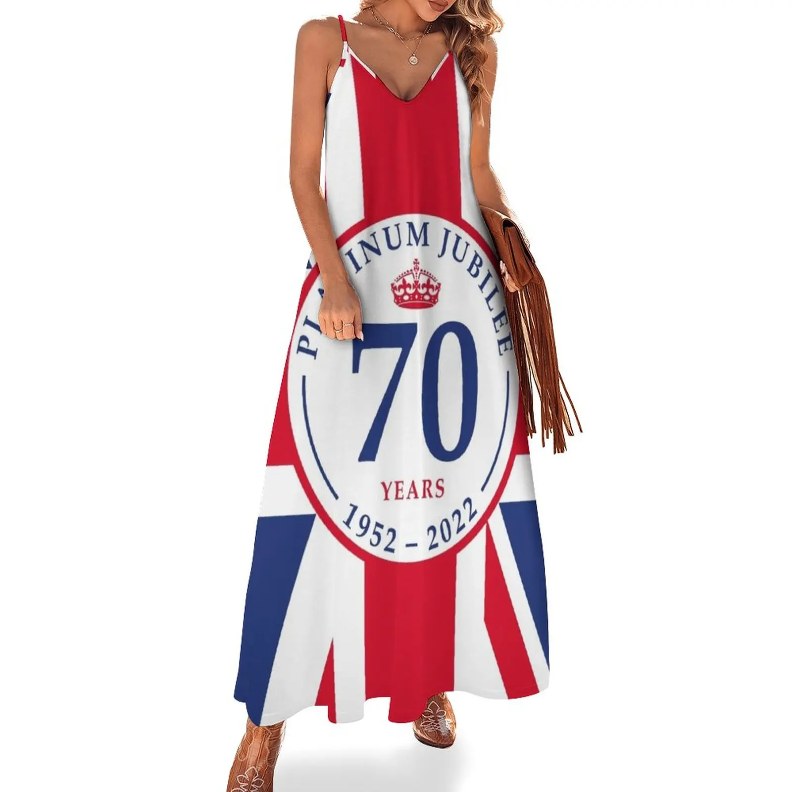 

Platinum Jubilee Flag Sleeveless Dress elegant party dresses for women 2023 dress women summer 2023