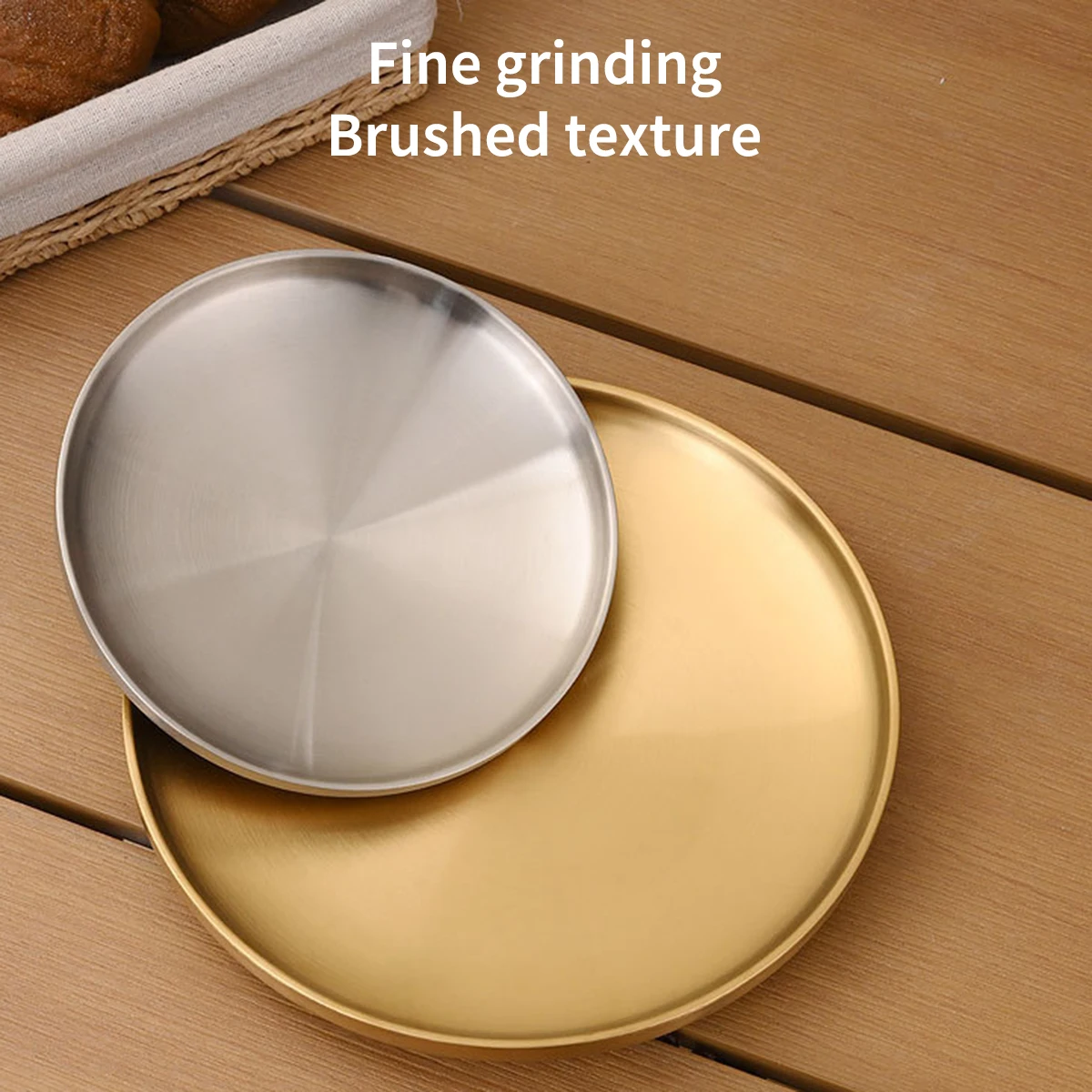 Korean Version of 304 Stainless Steel Double Disc Barbecue Plate Insulated Flat Plate