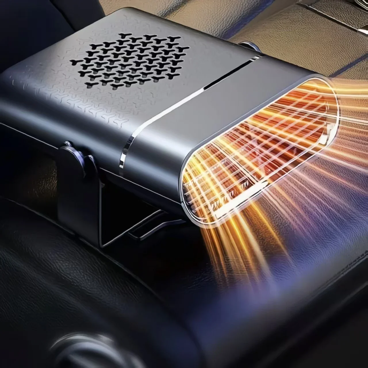Car Heater Defroster Defogger 12V/24V Universal for Cars & Trucks 2-in-1 Cooling & Heating Quiet Operation Adjustable Angle - 6