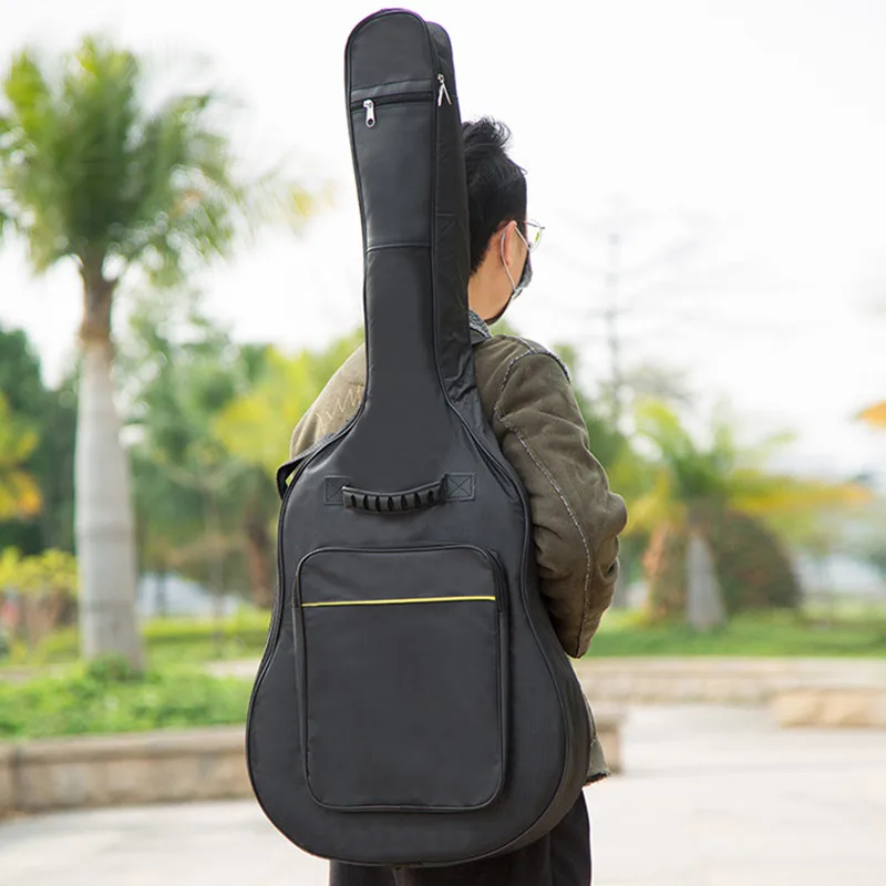 40 41 Inch Acoustic Guitar Bag Double Strap Waterproof Cotton Padded Guitar Backpack Case Musical Instrument Bag guitar bag