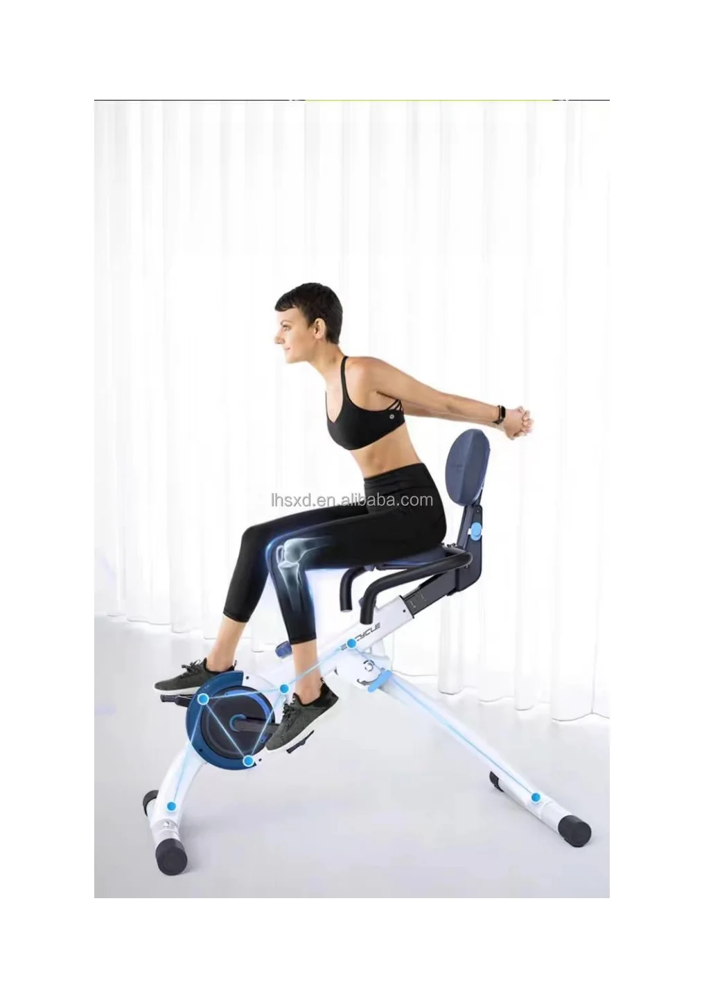 Household Multifunctional Fitness and Dynamic Cycling, Home Aerobic Exercise Equipment