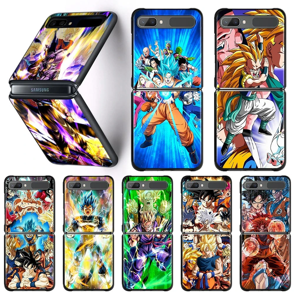 Dragon Ball Heros Anime Phone Case For Samsung Galaxy Z Flip 3 Z Flip3 5G Hard PC Cover ZF3 zflip3 Shockproof Fitted Coque galaxy z flip3 case