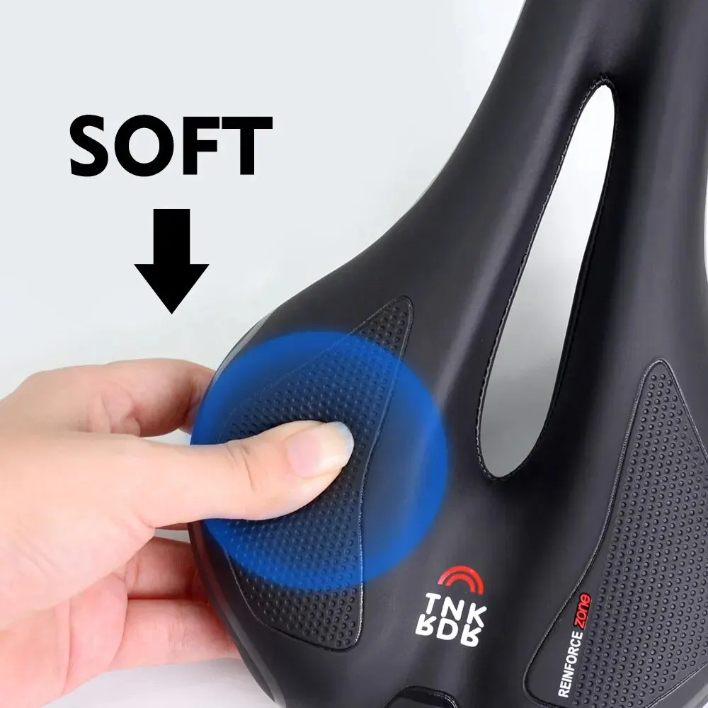 Comfortable Hollow Bicycle Saddle for Men and Women - Ideal for Mountain and Road Cycling