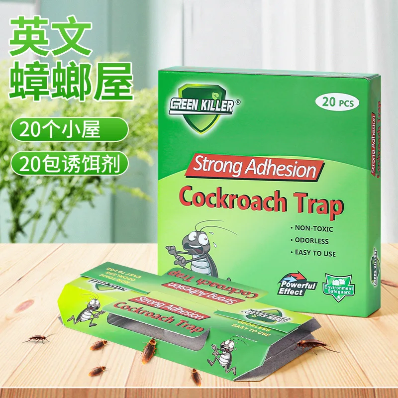 Cockroach house catch cockroach magic home non-toxic whole nest end kill cockroach lure strong sticky catch