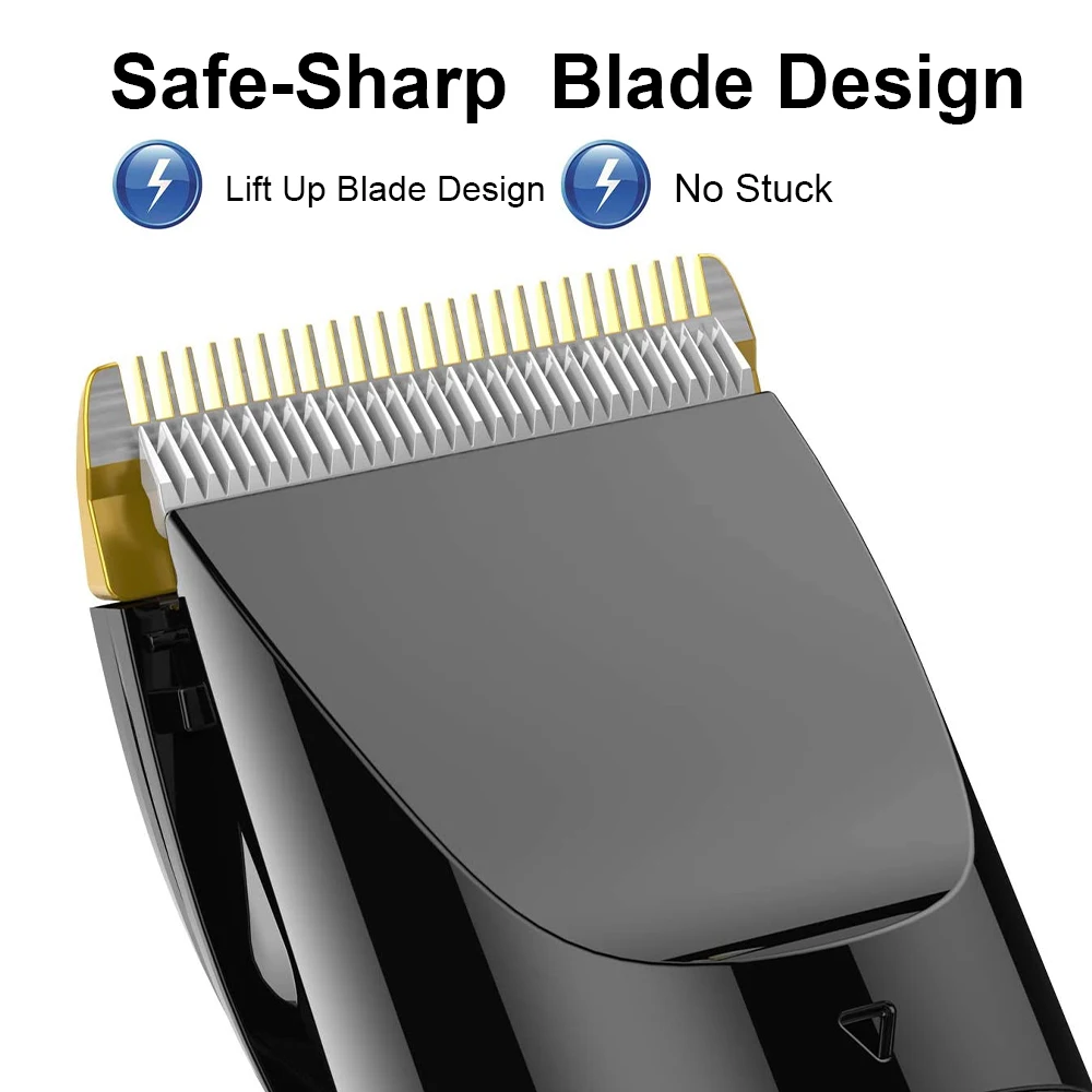Description Picture 4 of itemRESUXI ZX688-2 LCD Display Hair Clipper Electric Hair Trimmer for Men Barber Titanium Ceramic Blade Salon Hair Cutting Machine