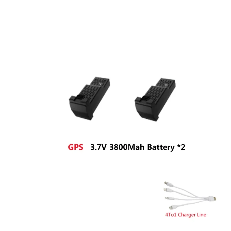 Lot de batteries et câbles pour drone GPS/No GPS - 1 à 4 batteries