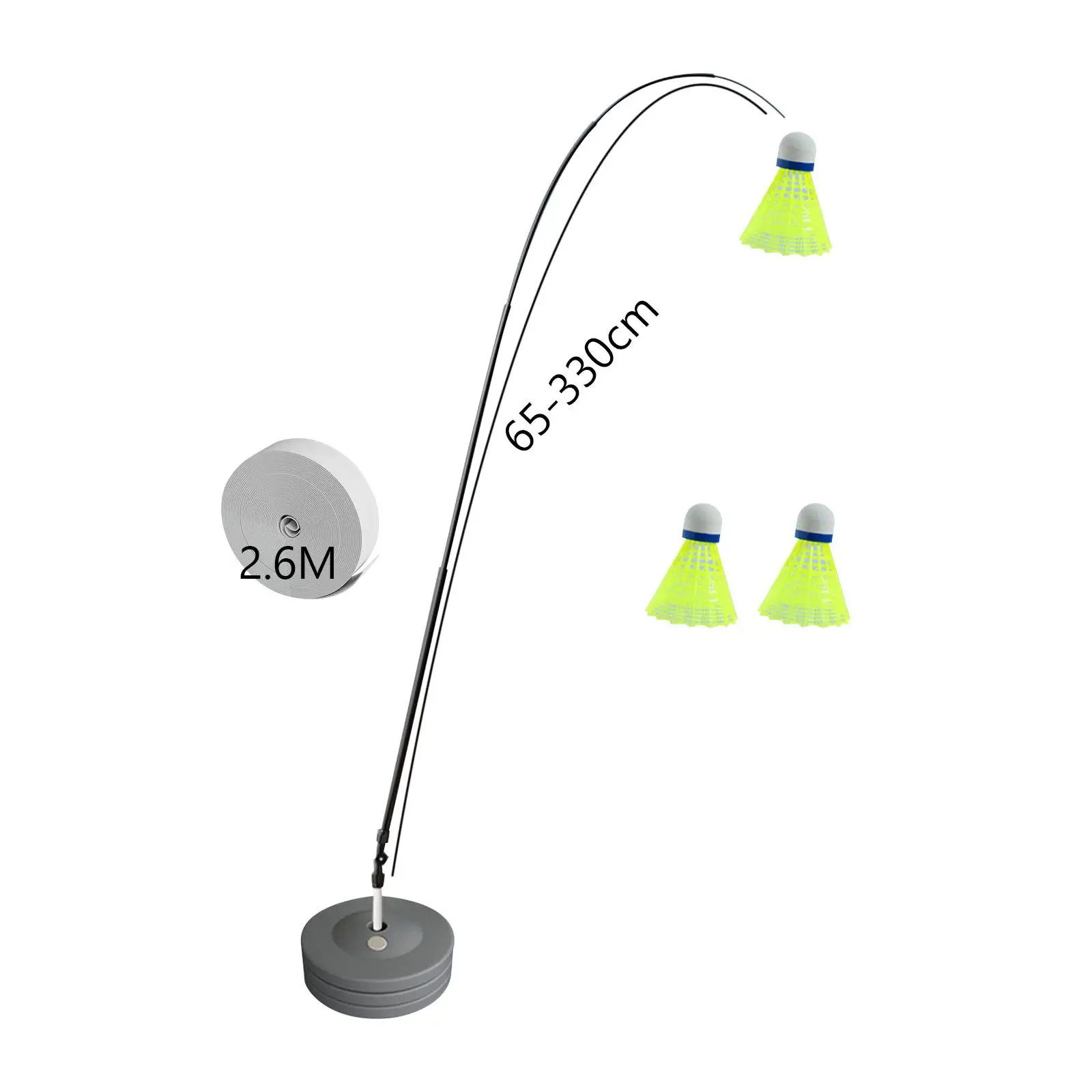 Badminton Solo Exercise Equipment Self Study Badminton Trainer Adjustable