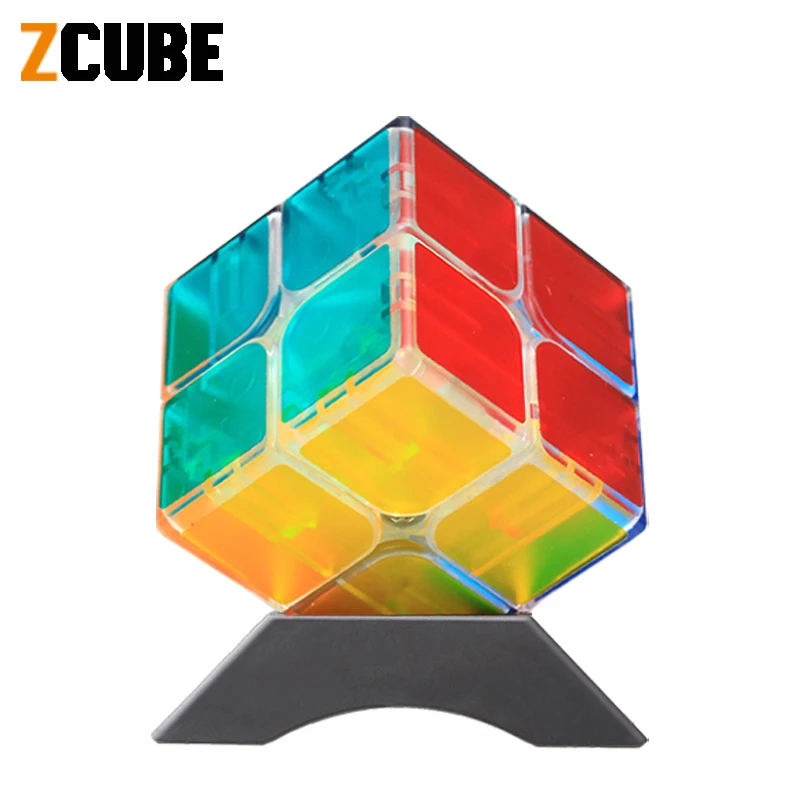 Zcube透明ルービックキューブ2 x 2 3 x 3 x 3 4 x 4 5 x 5