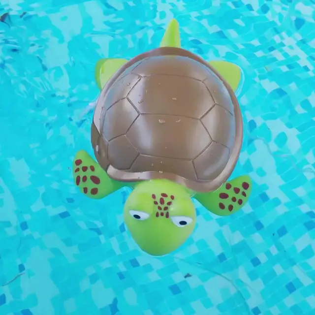 Klór Adagoló Rajzfilm Teknős Behúzható Gyors Úszó Medence Úszómedence Kellékek - Image 2