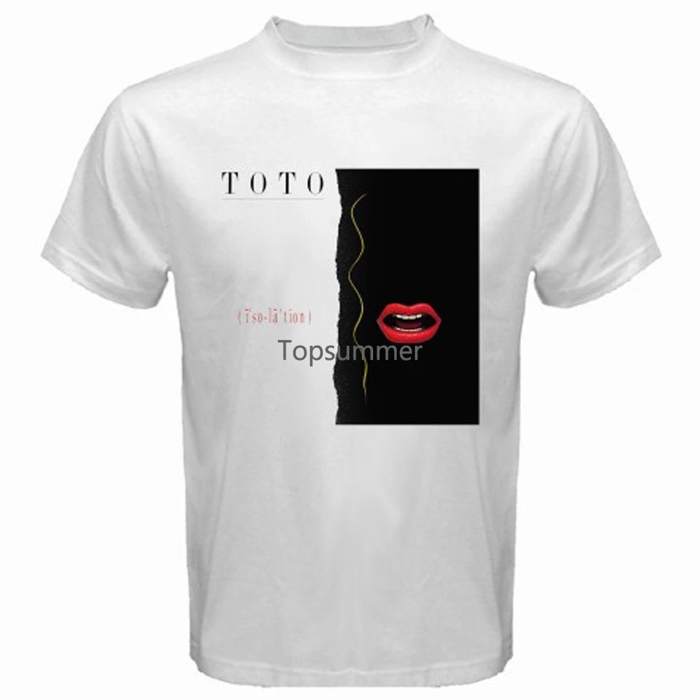 

New Toto Band Isolation Rock Band Album Men'S White T-Shirt Size S-3Xl