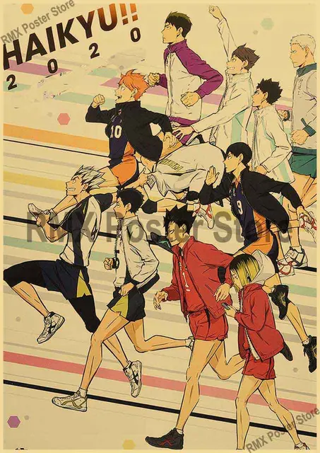 777 Tri-Seven Entretenimento Haikyu !! Poster Manga Anime Voleibol