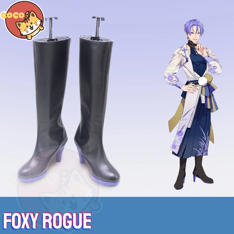 Foxy Rogue Kuya Cosplay Shoes Game Nu: Carnival Foxy Rogue Cosplay Kuya Shoes Unisex Role Play Scarpe Di Qualsiasi Dimensione Cocos