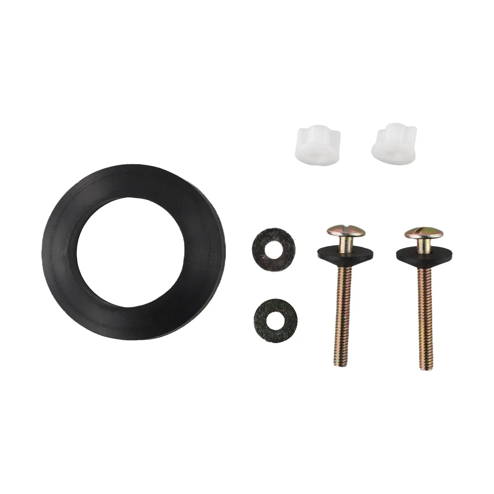 Bathroom Toilet Toilet Cistern Seal Fixing Screw Coupling Bolt Inner Gasket Plastic Rubber For New