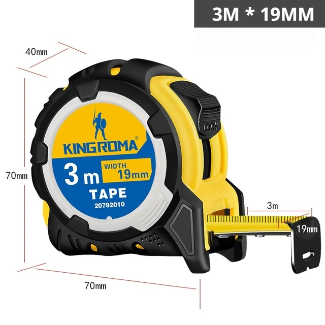 Imperial + metric dual-purpose tape measure, enhanced toughness and not easy to break, upgraded shell protection, measuring tool 5