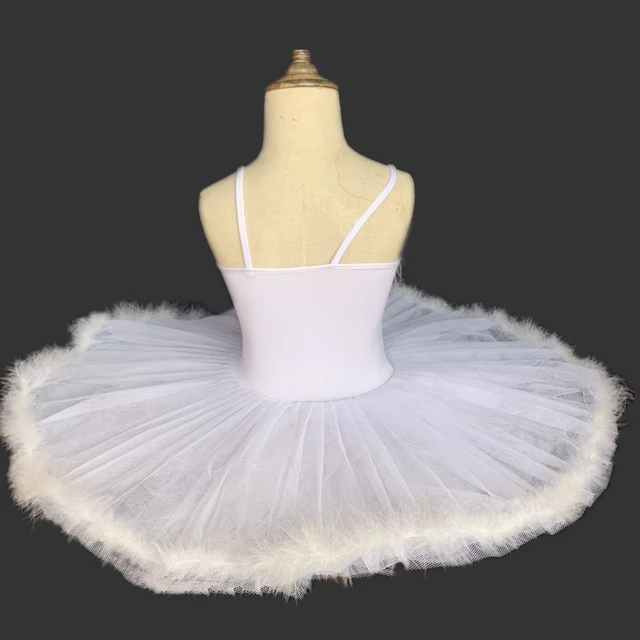 Vestido de Ballet Blanco clásico para mujer, tutú de manga larga de encaje,  falda de Ballet de rendimiento, práctica, nuevo - AliExpress