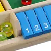Shut The Box Board Game Wood 1-4 Players Shut The Box Dice Game Children's Parent-Child Board Game For Math Teaching 2
