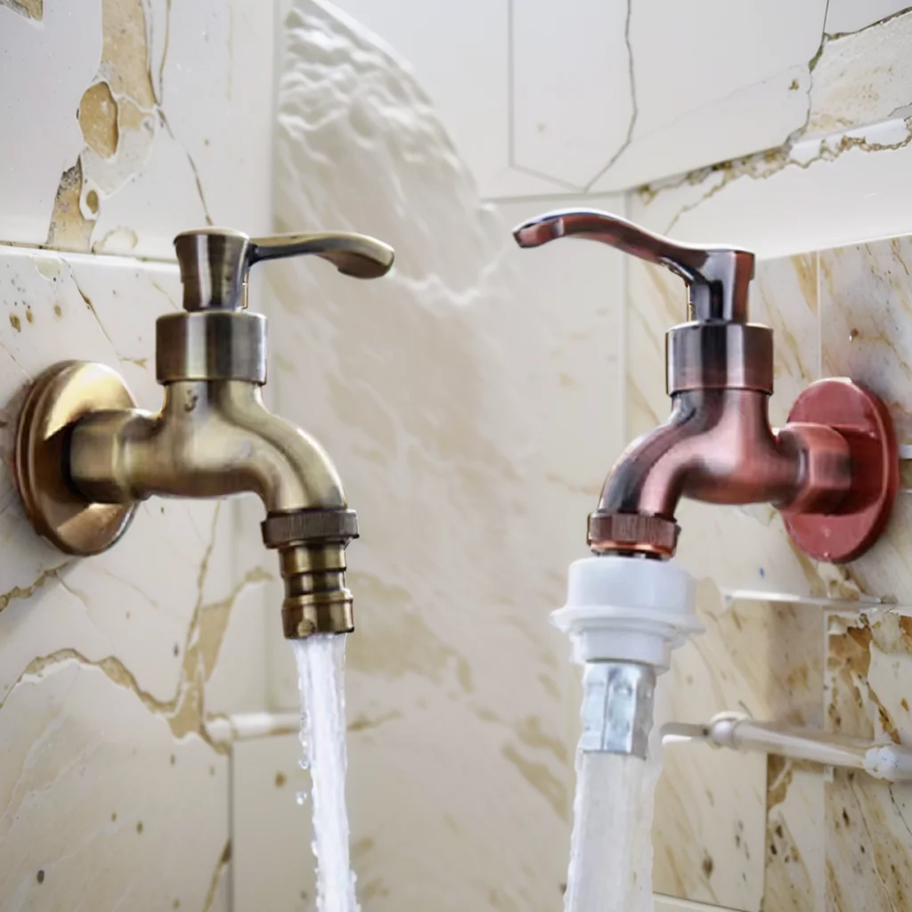 Garden Bibcocks Washing Machine Faucet Water Tap Faucet Anituqe Bronze Washing Machine Crane Decorative Outdoor Faucet Vintage Garden Bibcock Tap Wall Mounted Mop Faucet Brass
