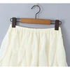 YENKYE New 2025 Women Lace Trim Layered Fairy A-line Skirt For Beach Party Club Streetwear Elastic High Waist Summer Skirts 5