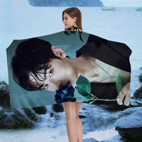 Korea Cha Eun Woo Towel Microfiber Beach Towel Absorbent Quick dry Soft Yoga Swimming Resort Mountain Climbing Towel 2