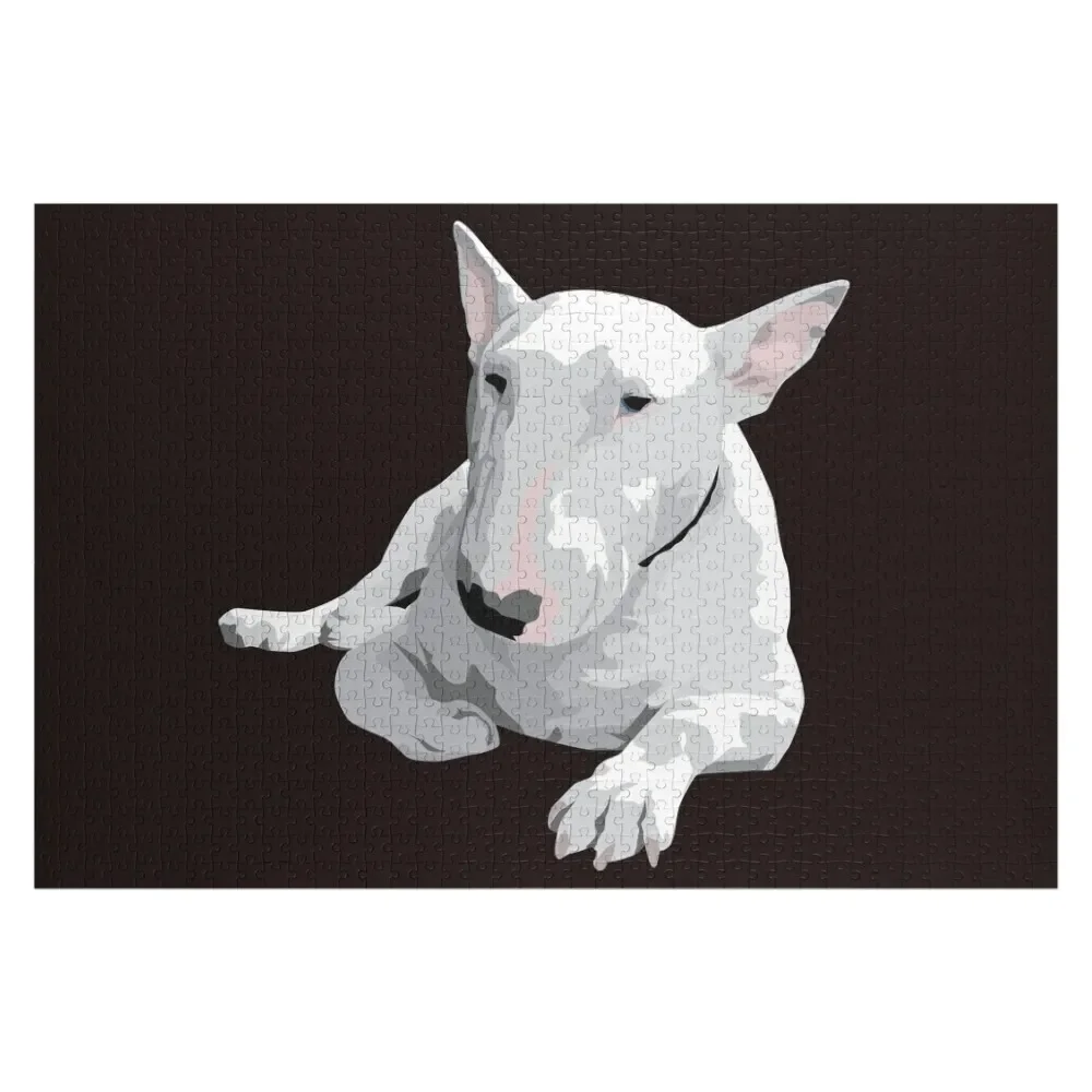 English Bull terrier Jigsaw Puzzle Wood Adults Wood Animals Wooden Decor Paintings For Children Puzzle