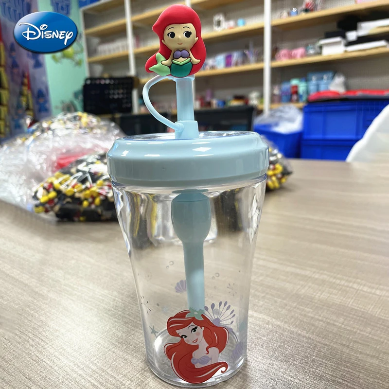 Disney Cup With Straw Mickey Minnie Mouse 3D Cartoon Kids Water Mug Cups  Kawaii Frozen Elsa Sport Bottle Milk Juice Sippy Cups - AliExpress