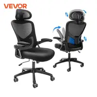 VEVOR Ergonomic Office Chair with Slide Seat/ Mesh Seat/ Adjustable Lumbar Support Angle and Height Adjustable Home Office Chair 1