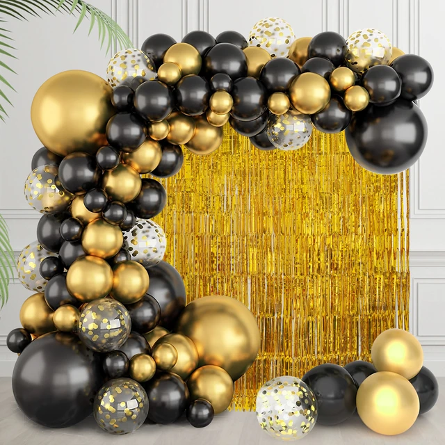 Great Gatsby Party Decorations Party Like Gatsby Balloons Black Gold  Balloon Garland Arch Kit Roaring 20s Party Decorations - Ballons &  Accessories - AliExpress