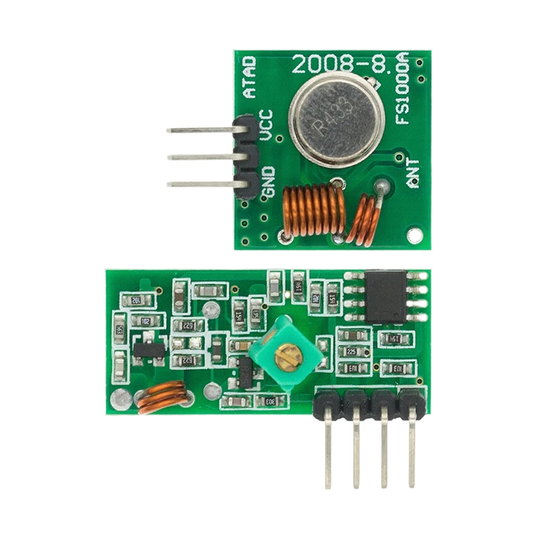 ASK 433Mhz RF Wireless Transmitter Module and Receiver Kit 5V DC For