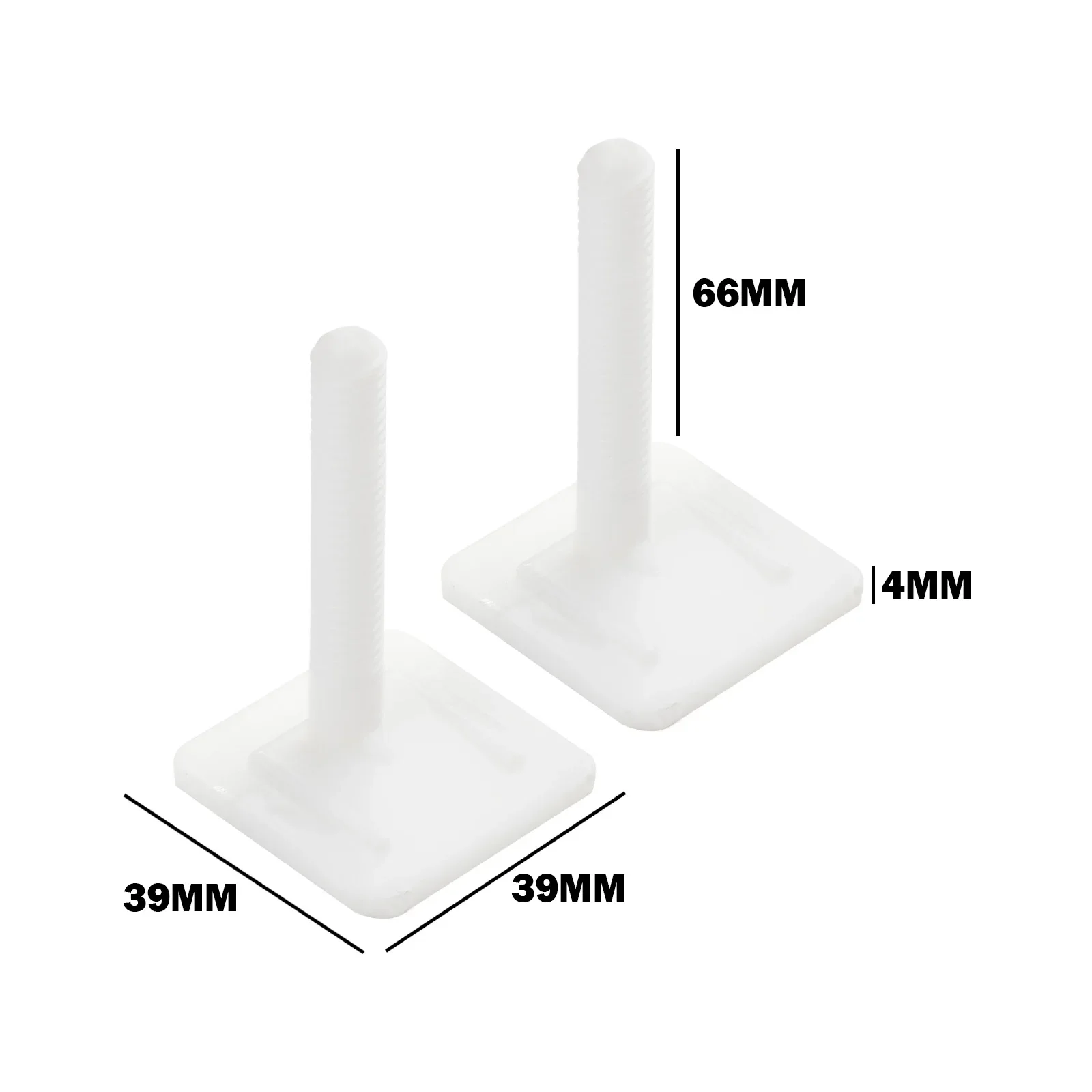 2Pcs Plastic Toilet Seat Hinge Repair Bolts Replacement Screws Fixing Fitting Kit Repair Tool Bathroom Toilet Accessories toilet accessories toilet hinge repair kit