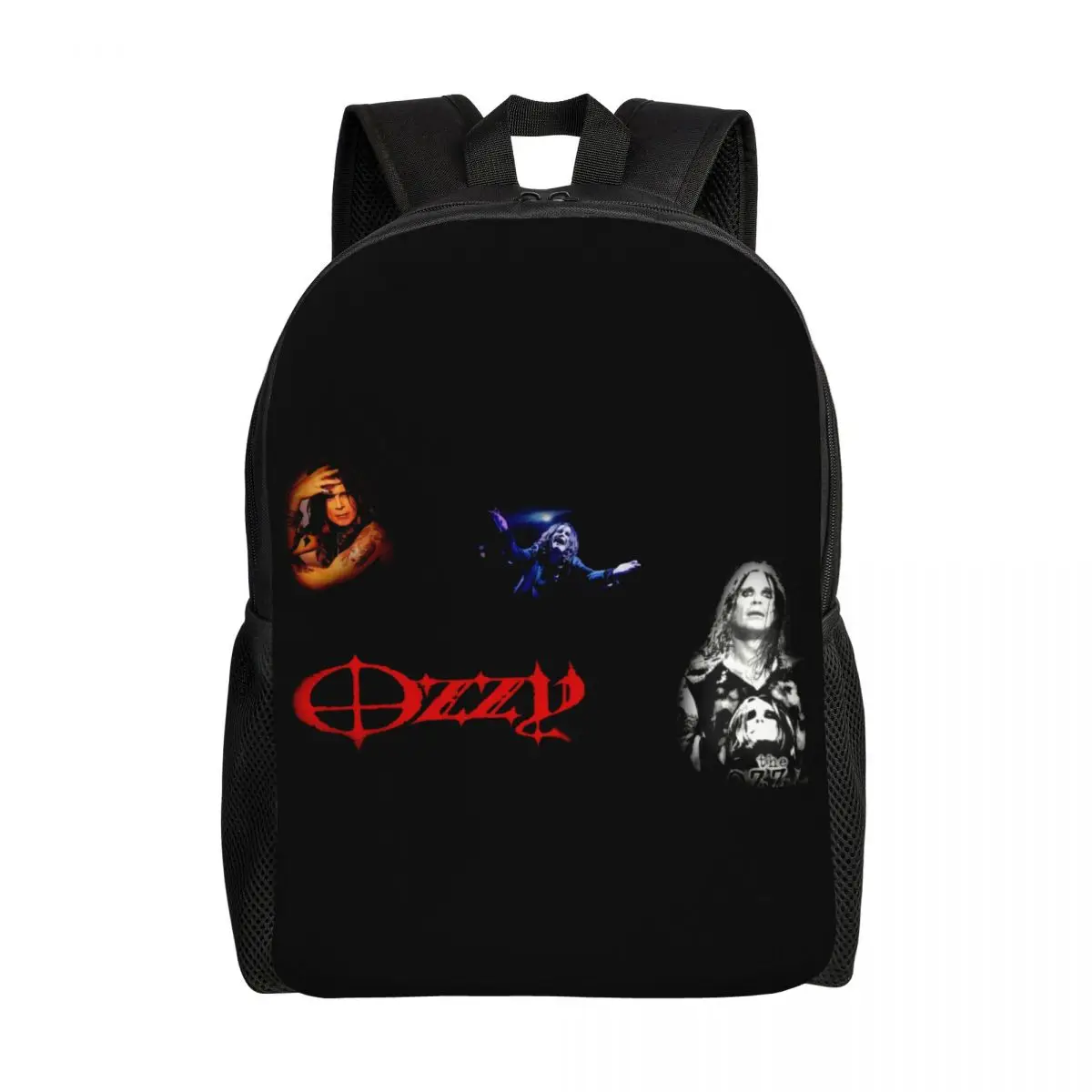 

Heavy Metal Rock Ozzy Osbourne Collage Backpack for Men Women Waterproof College School Bag Print Bookbags