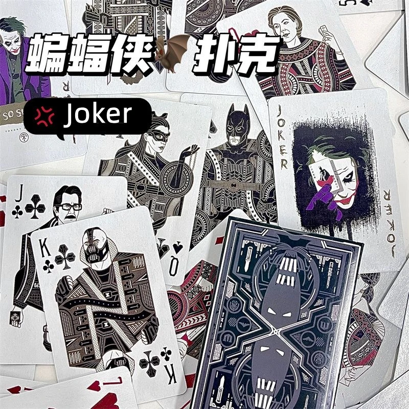 

New Marvel Batman The Joker The Dark Knight Bruce Wayne Playing Card Cosplay Poker Card Party Prop Board Game Collection Gifts