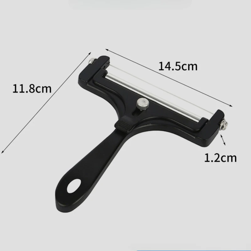 Stainless Steel Wire Cheese Slicer Cheese Planer Tool  Adjustable Thickness Cutter Soft Semi-Hard Hard Cheeses Kitchen Cook Tool